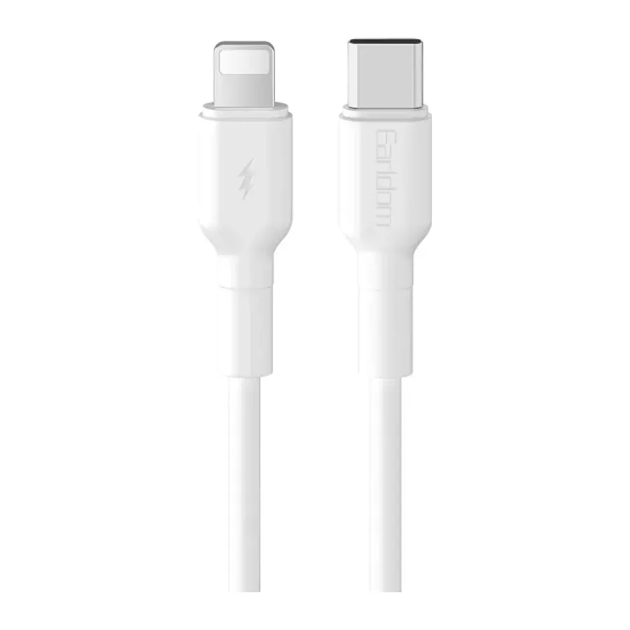 Earldom EC-198CL 1M 30W Type-C to Lightning PD Hızlı Şarj Kablosu - Beyaz