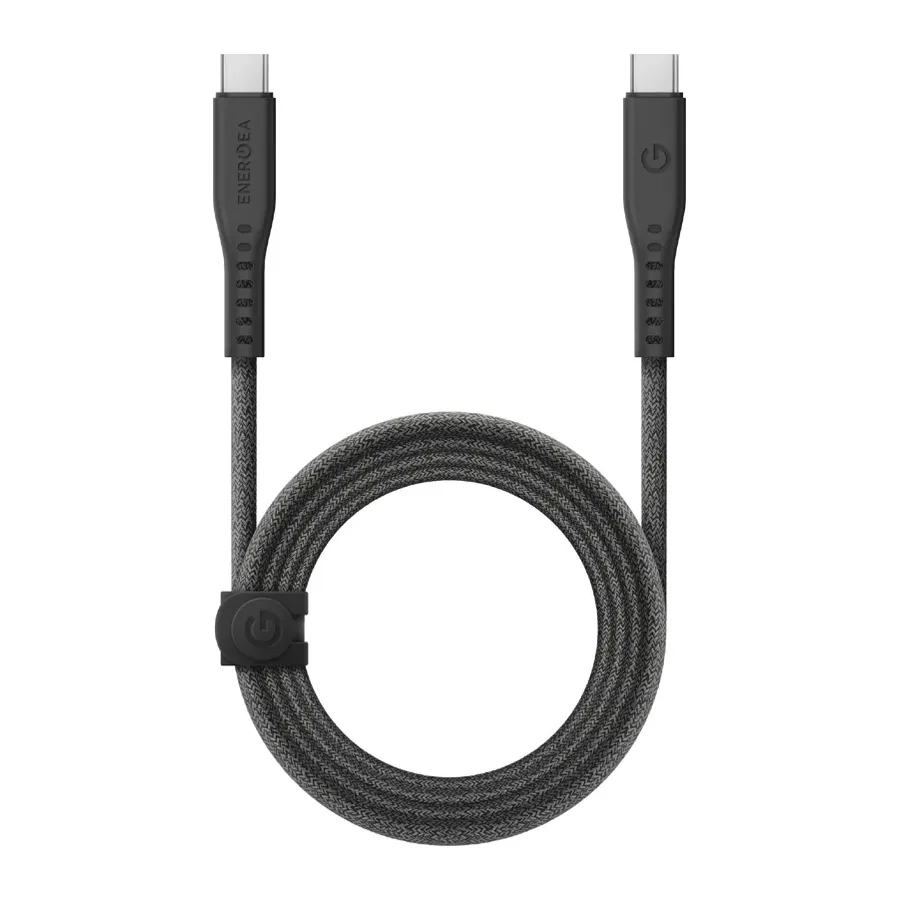 Energea Flow 3M 240W Type-C to Type-C PD Hızlı Şarj Kablo - Siyah