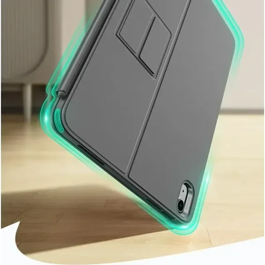 ESR Apple iPad 2025 10.9 10.Nesil (A16) Flex Klavyeli Tablet Kılıfı - Koyu Gri - görsel 4