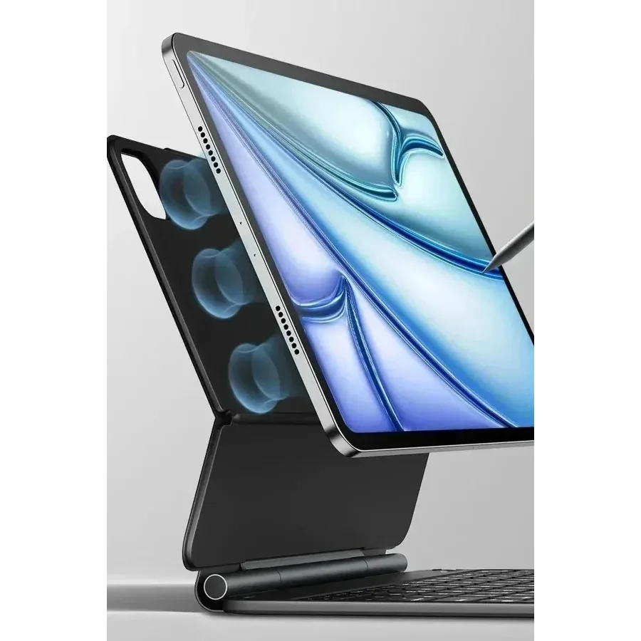 ESRApple iPad 2025 10.9 10.nesil (A16) Rebound Manyetik Klavyeli Tablet Kılıfı - Siyah - görsel 6