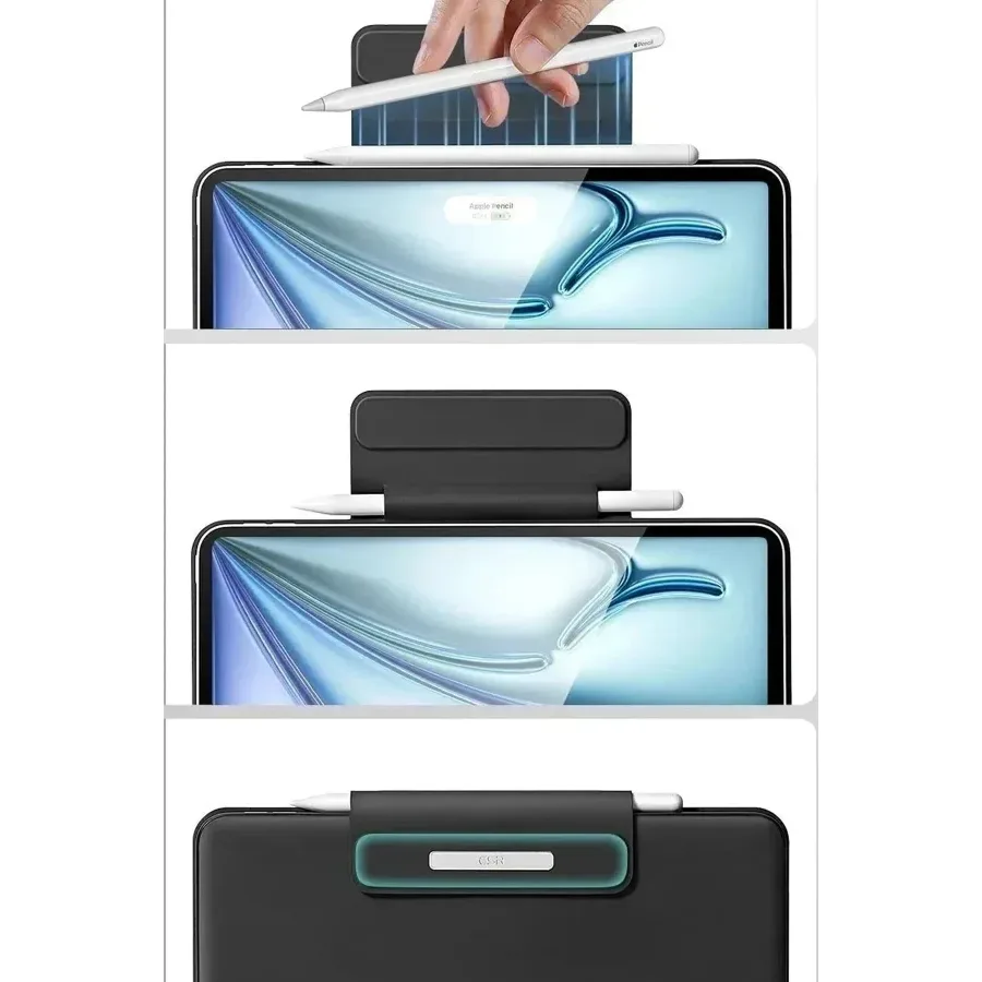 ESR Apple iPad Air 11 (2024) Rebound Manyetik Klavyeli Tablet Kılıfı - Siyah - görsel 7