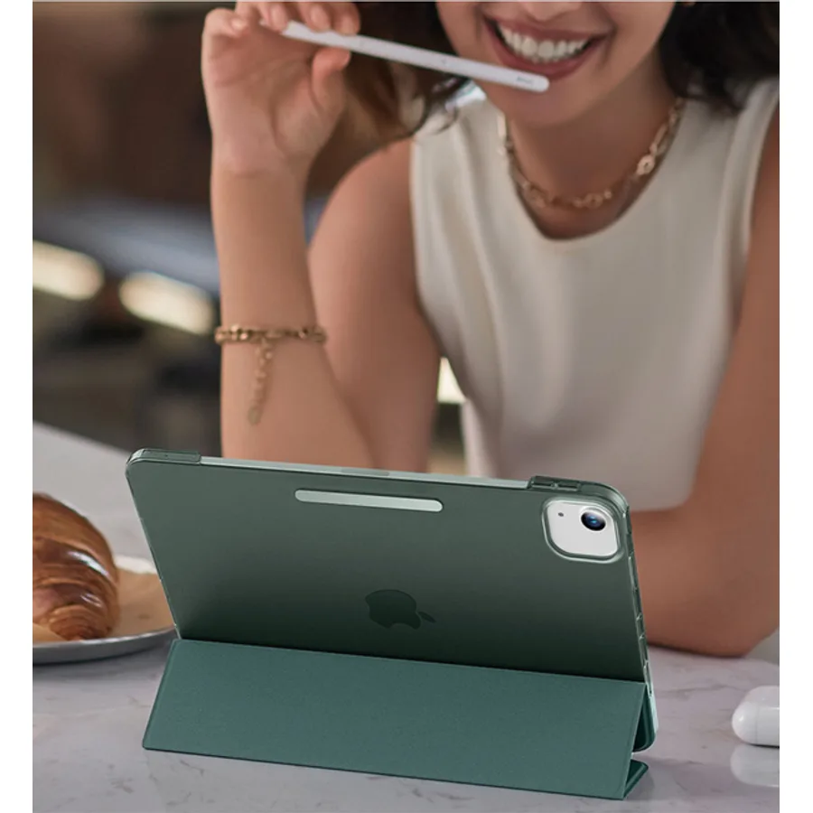 ESR Apple iPad Air 13 (2024) Ascend Trifold Tablet Kılıfı - Koyu Yeşil - görsel 2