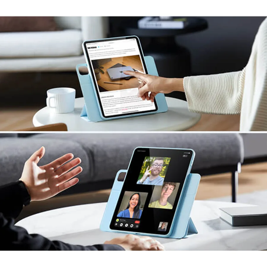 ESR Apple iPad Pro 11 (2021) Rebound Hybrid 360 Manyetik Tablet Kılıfı - Mavi - görsel 2