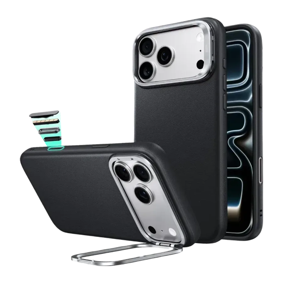 ESR Apple iPhone 18 Pro Max/17 Pro Max Atelier Magsafe Standlı Kapak - Siyah