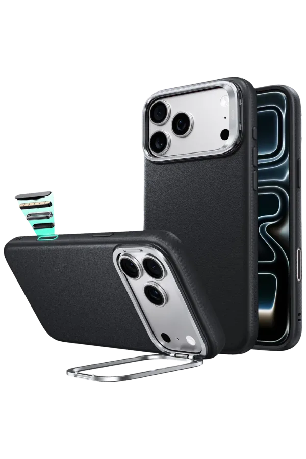 ESR Apple iPhone 18 Pro Max/17 Pro Max Atelier Magsafe Standlı Kapak - Siyah