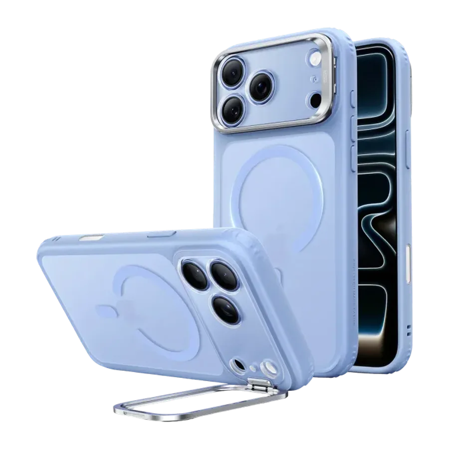 ESR Apple iPhone 18 Pro Max/17 Pro Max Classic Hybrid Magsafe Standlı Kapak - Açık Mavi