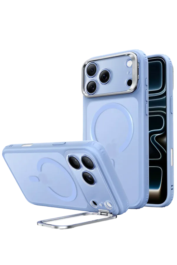 ESR Apple iPhone 18 Pro Max/17 Pro Max Classic Hybrid Magsafe Standlı Kapak - Açık Mavi