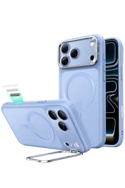 ESR Apple iPhone 18 Pro Max/17 Pro Max Classic Hybrid Magsafe Standlı Kapak - Açık Mavi - görsel 2