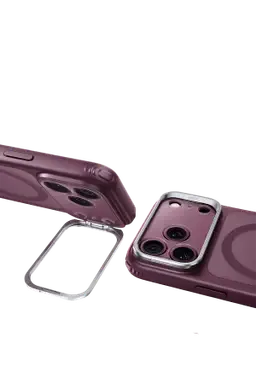 ESR Apple iPhone 18 Pro Max/17 Pro Max Classic Hybrid Magsafe Standlı Kapak - Bordo - görsel 2