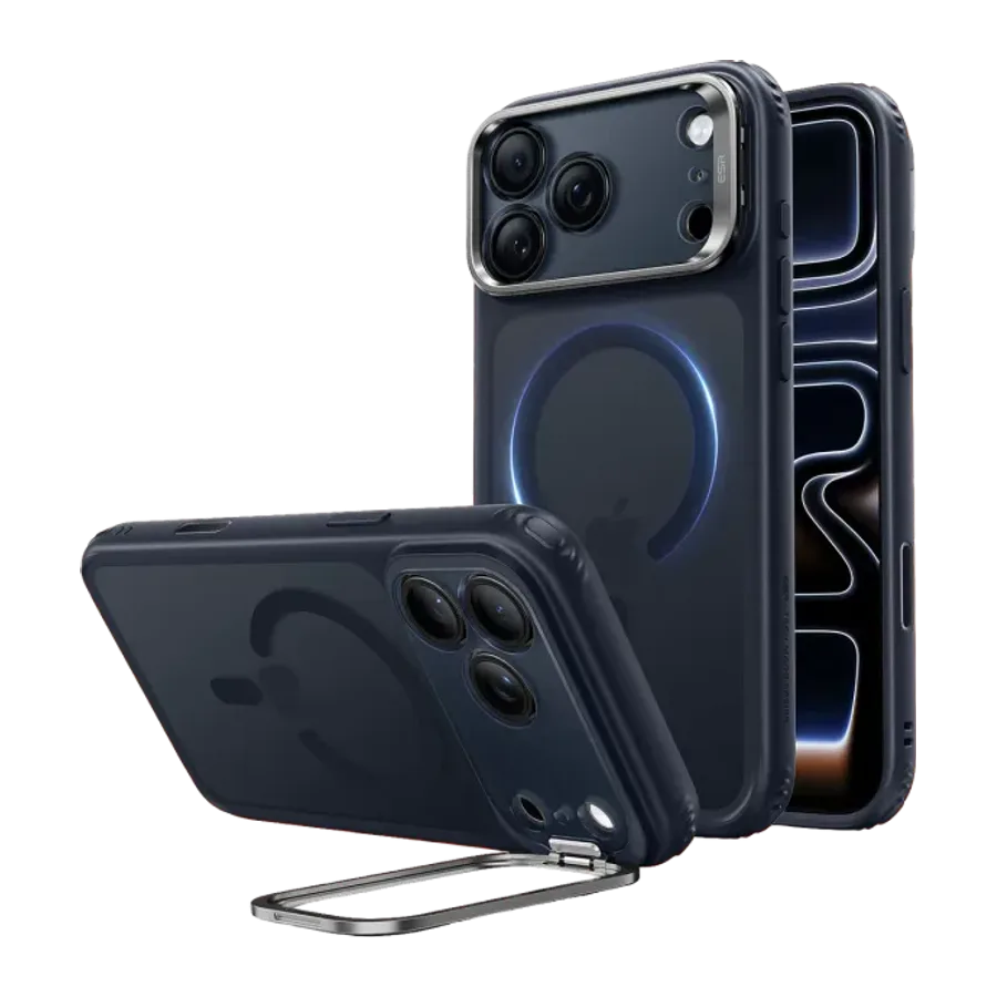 ESR Apple iPhone 18 Pro Max/17 Pro Max Classic Hybrid Magsafe Standlı Kapak - Mavi