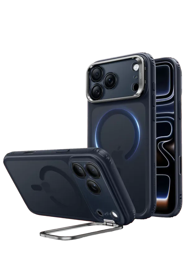 ESR Apple iPhone 18 Pro Max/17 Pro Max Classic Hybrid Magsafe Standlı Kapak - Mavi