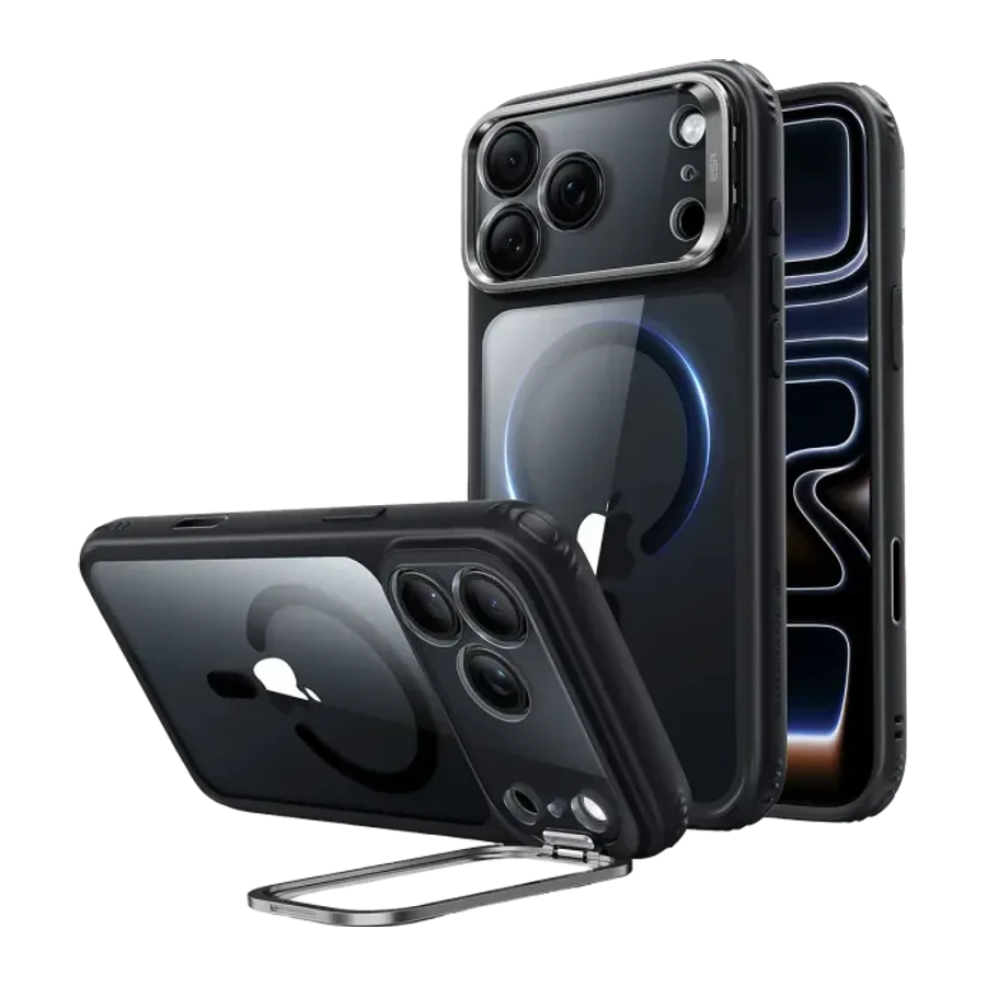 ESR Apple iPhone 18 Pro Max/17 Pro Max Classic Hybrid Magsafe Standlı Kapak - Siyah