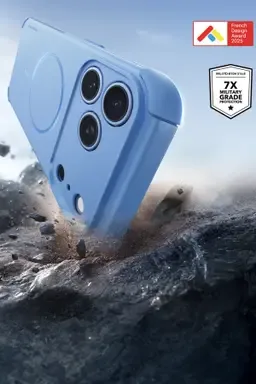 ESR Apple iPhone 18 Pro Max/17 Pro Max Cyber Tough Magsafe Kapak - Açık Mavi - görsel 5