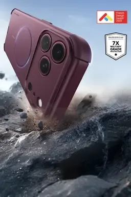 ESR Apple iPhone 18 Pro Max/17 Pro Max Cyber Tough Magsafe Kapak - Bordo - görsel 5