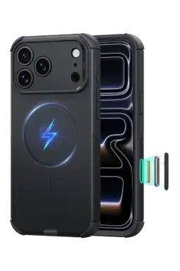 ESR Apple iPhone 18 Pro Max/17 Pro Max Cyber Tough Magsafe Kapak - Siyah - görsel 2