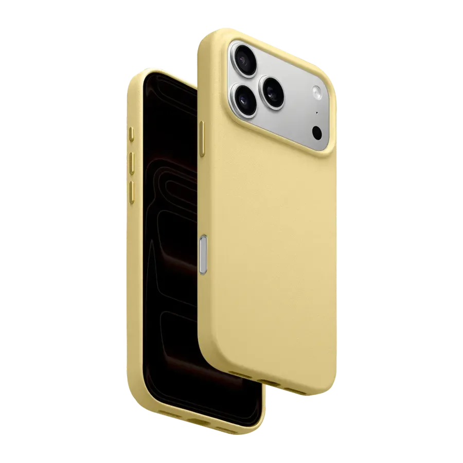 HDD Apple iPhone 18 Pro Max/17 Pro Max HBC-475 Pacaya Deri Kapak - Sarı