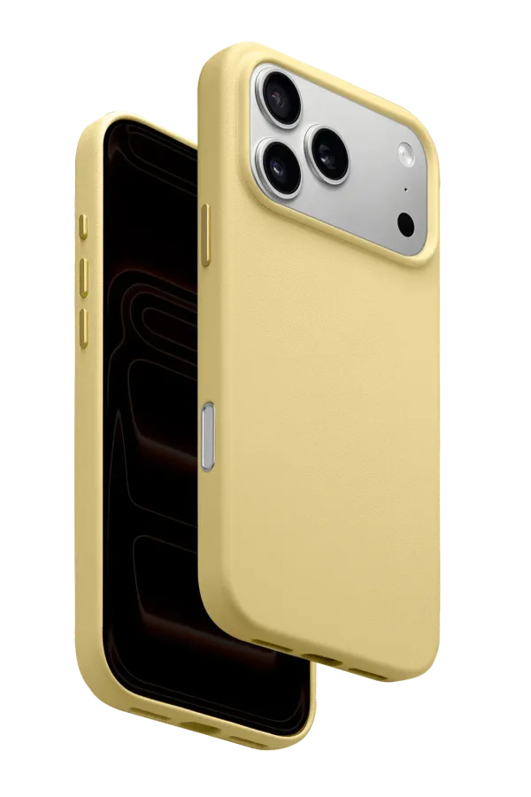 HDD Apple iPhone 18 Pro Max/17 Pro Max HBC-475 Pacaya Deri Kapak - Sarı — 1. görsel