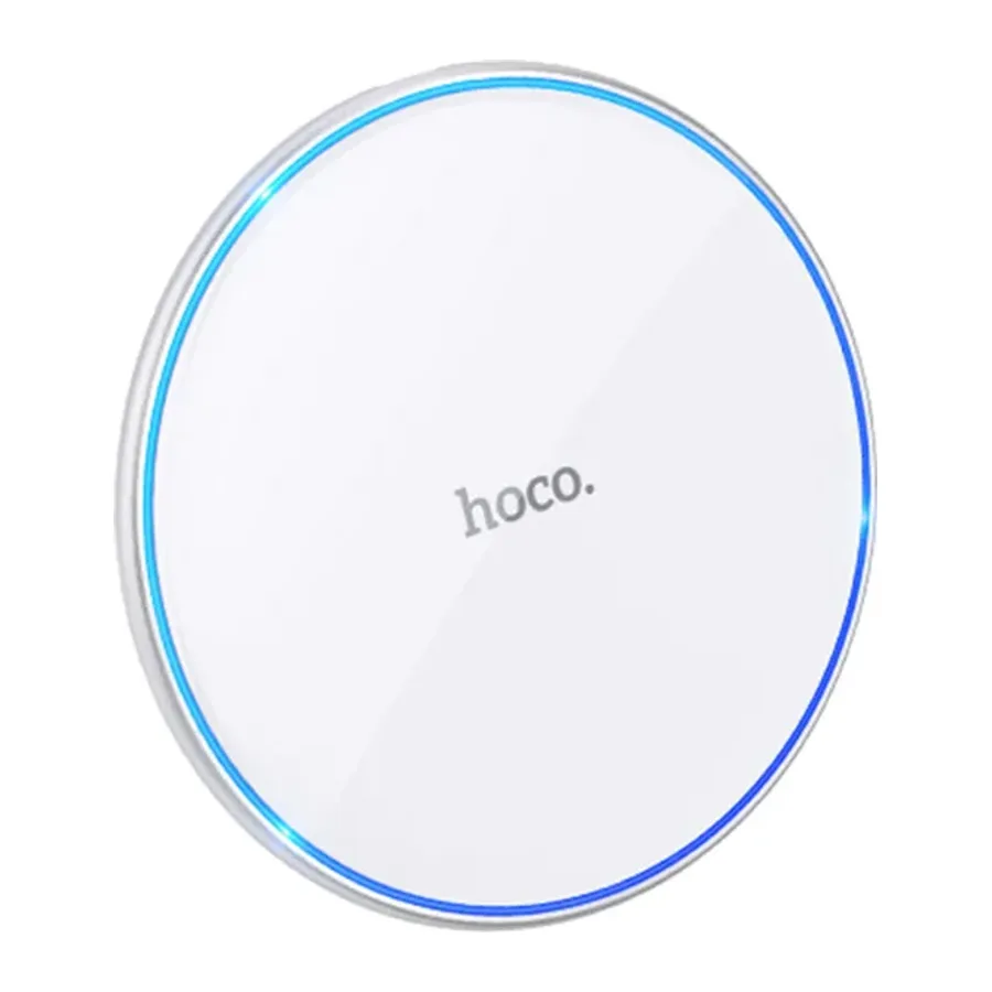 Hoco. CW6 Pro Easy 15W 1M Kablosuz Magsafe Şarj Cihazı - Beyaz