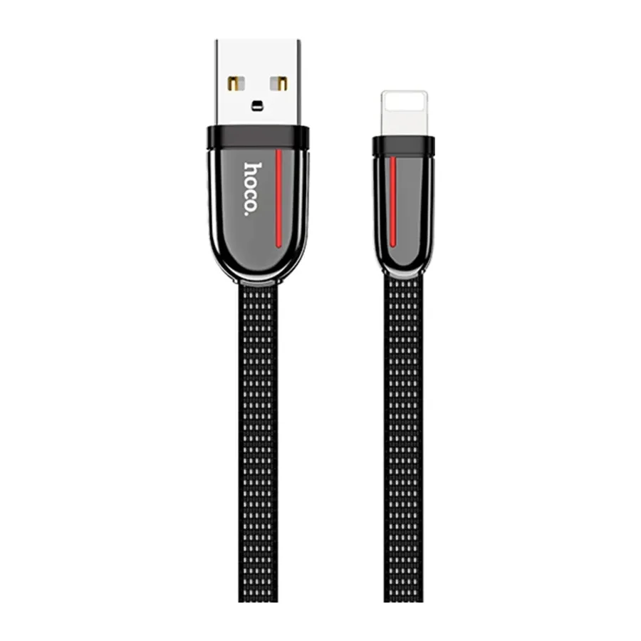 Hoco. U74 USB to Lightning Şarj Data Kablosu - Siyah