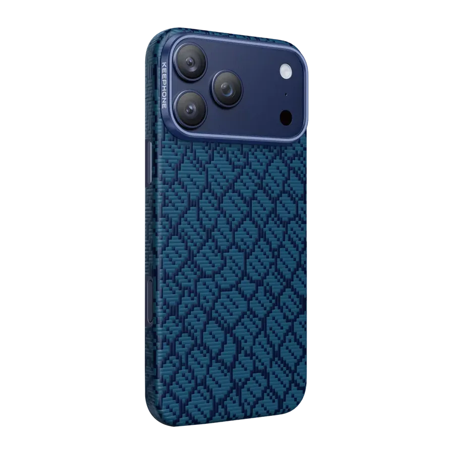 Keephone Apple iPhone 18 Pro Max/17 Pro Max Drakon Aramid Magsafe Kapak - Lacivert - görsel 2