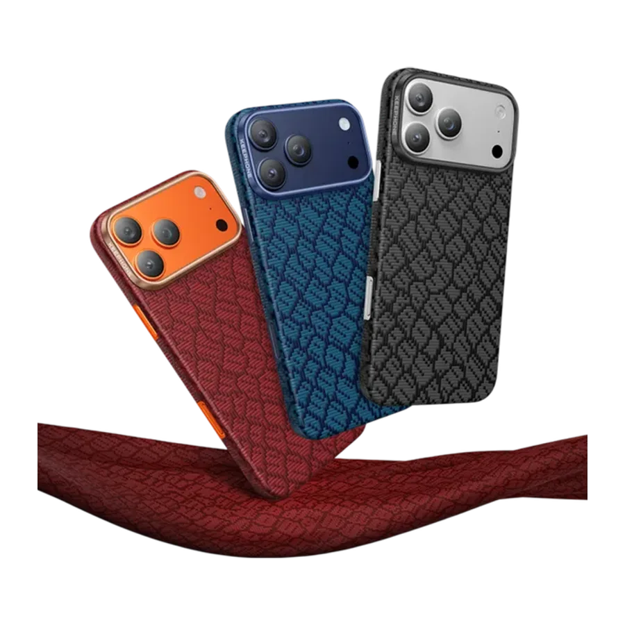 Keephone Apple iPhone 18 Pro Max/17 Pro Max Drakon Aramid Magsafe Kapak - Lacivert - görsel 4