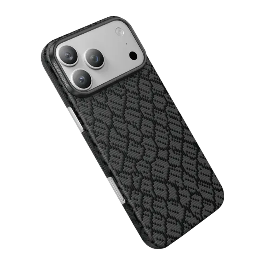 Keephone Apple iPhone 18 Pro Max/17 Pro Max Drakon Aramid Magsafe Kapak - Siyah 2 - görsel 3