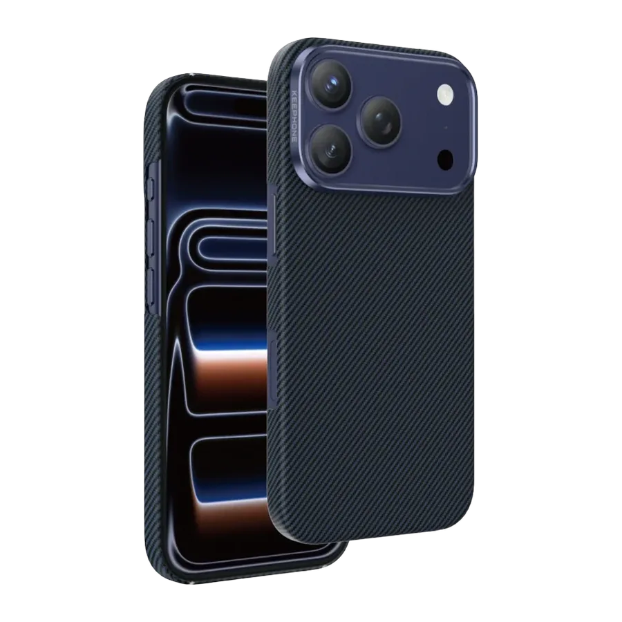 Keephone Apple iPhone 18 Pro Max/17 Pro Max Kevlar Sweden Magsafe Kılıf - Lacivert — 1. görsel
