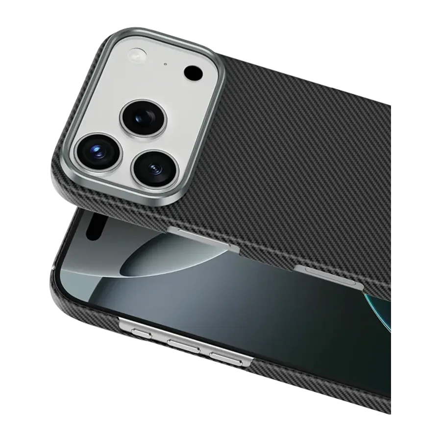 Keephone Apple iPhone 18 Pro Max/17 Pro Max Kevlar Sweden Magsafe Kılıf - Siyah - görsel 2
