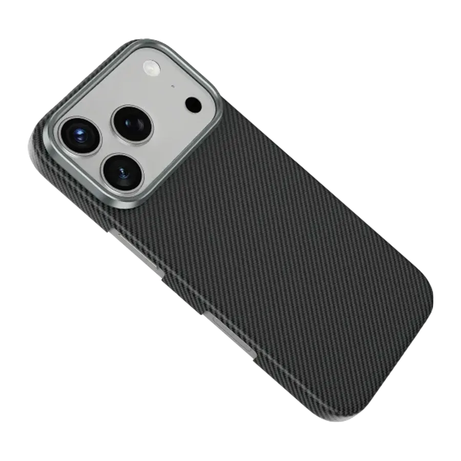 Keephone Apple iPhone 18 Pro Max/17 Pro Max Kevlar Sweden Magsafe Kılıf - Siyah - görsel 4