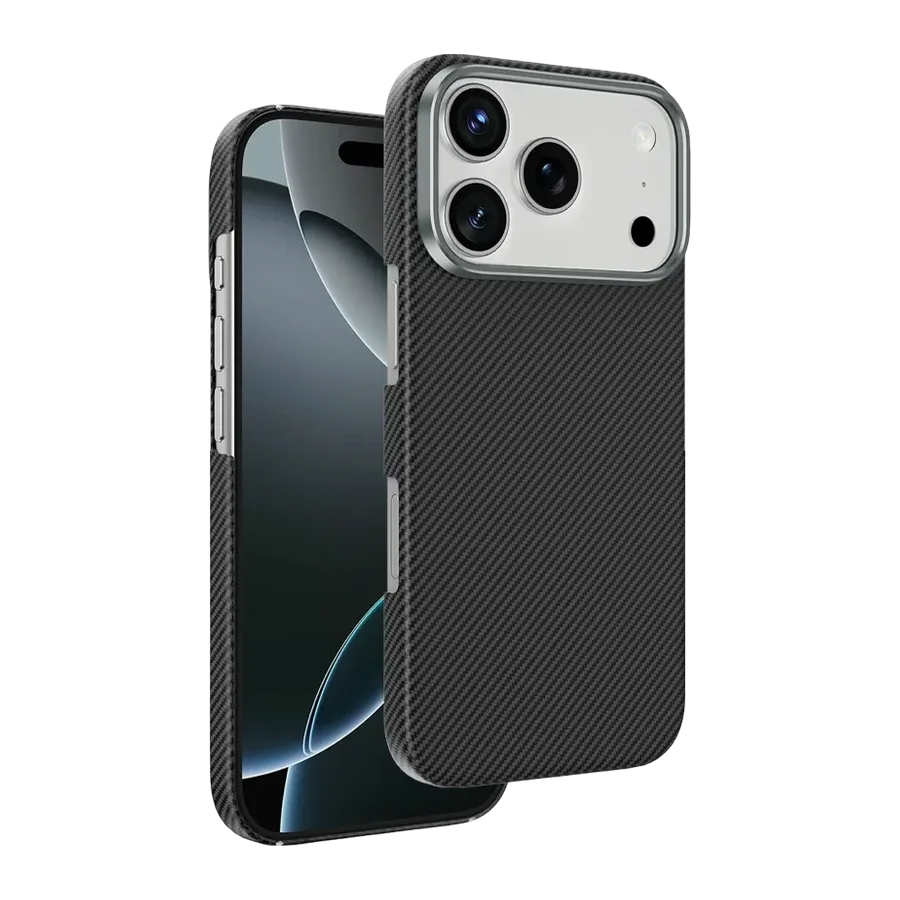 Keephone Apple iPhone 18 Pro Max/17 Pro Max Kevlar Sweden Magsafe Kılıf - Siyah — 1. görsel