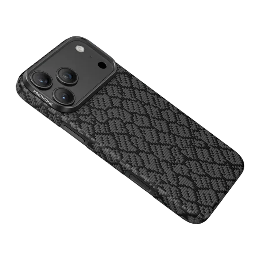 Keephone Apple iPhone 18 Pro Max/17 Pro Max Drakon Aramid Magsafe Kapak - Siyah - görsel 2