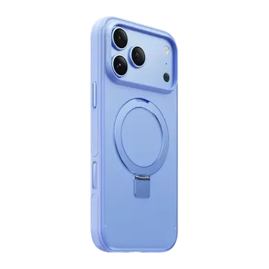 Keephone Apple iPhone 18 Pro Max/17 Pro Max Magico Standlı Magsafe Kapak - Açık Mavi