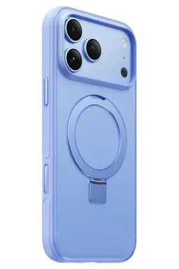 Keephone Apple iPhone 18 Pro Max/17 Pro Max Magico Standlı Magsafe Kapak - Açık Mavi