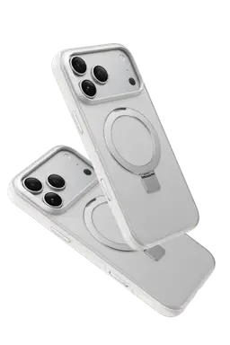 Keephone Apple iPhone 18 Pro Max/17 Pro Max Magico Standlı Magsafe Kapak - Beyaz - görsel 2