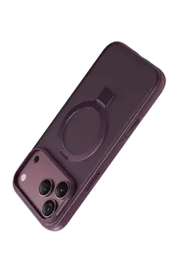 Keephone Apple iPhone 18 Pro Max/17 Pro Max Magico Standlı Magsafe Kapak - Bordo - görsel 3