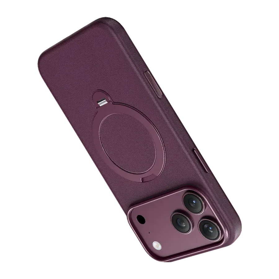 Keephone Apple iPhone 18 Pro Max/17 Pro Max Mehold Standlı Magsafe Kapak - Bordo - görsel 2