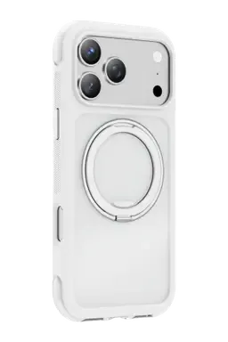 Keephone Apple iPhone 18 Pro Max/17 Pro Max Monica Airbag Pro Stantlı Magsafe Kapak - Beyaz - görsel 2
