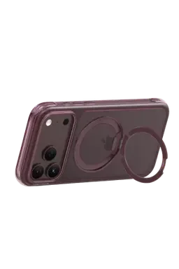 Keephone Apple iPhone 18 Pro Max/17 Pro Max Monica Airbag Pro Stantlı Magsafe Kapak - Bordo - görsel 4