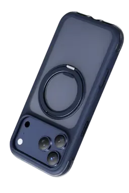 Keephone Apple iPhone 18 Pro Max/17 Pro Max Monica Airbag Pro Stantlı Magsafe Kapak - Lacivert - görsel 3