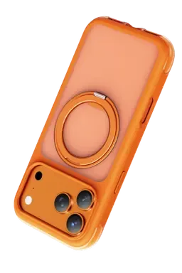 Keephone Apple iPhone 18 Pro Max/17 Pro Max Monica Airbag Pro Stantlı Magsafe Kapak - Turuncu - görsel 3