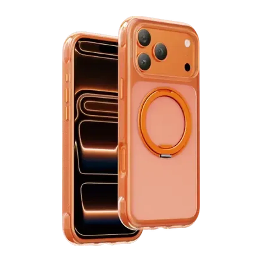Keephone Apple iPhone 18 Pro Max/17 Pro Max Monica Airbag Pro Stantlı Magsafe Kapak - Turuncu