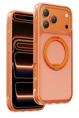 Keephone Apple iPhone 18 Pro Max/17 Pro Max Monica Airbag Pro Stantlı Magsafe Kapak - Turuncu — 1. görsel
