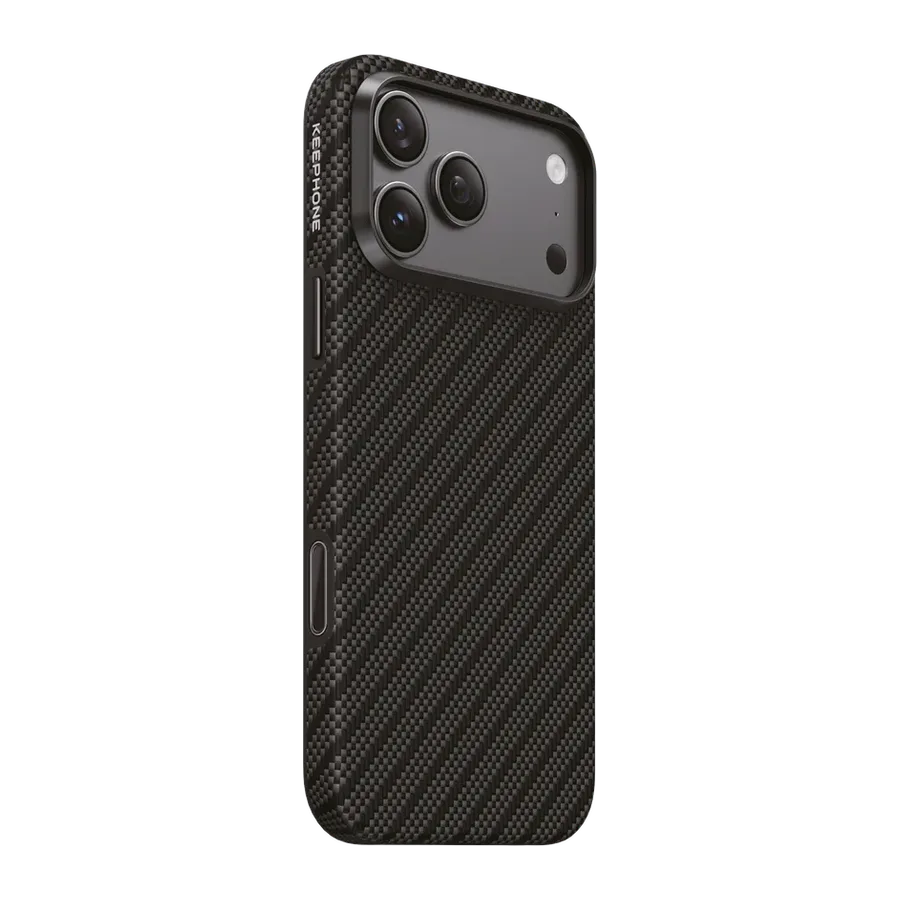 Keephone Apple iPhone 18 Pro Max/17 Pro Max Mono Aramid Fiber Magsafe Kapak - Siyah — 1. görsel