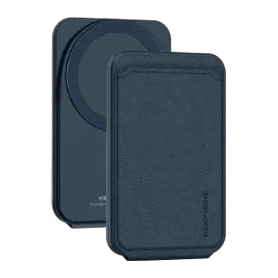 Keephone MagFold Deri Manyetik Cüzdan - Mavi