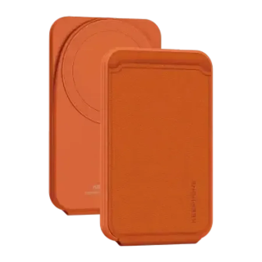 Keephone MagFold Deri Manyetik Cüzdan - Turuncu