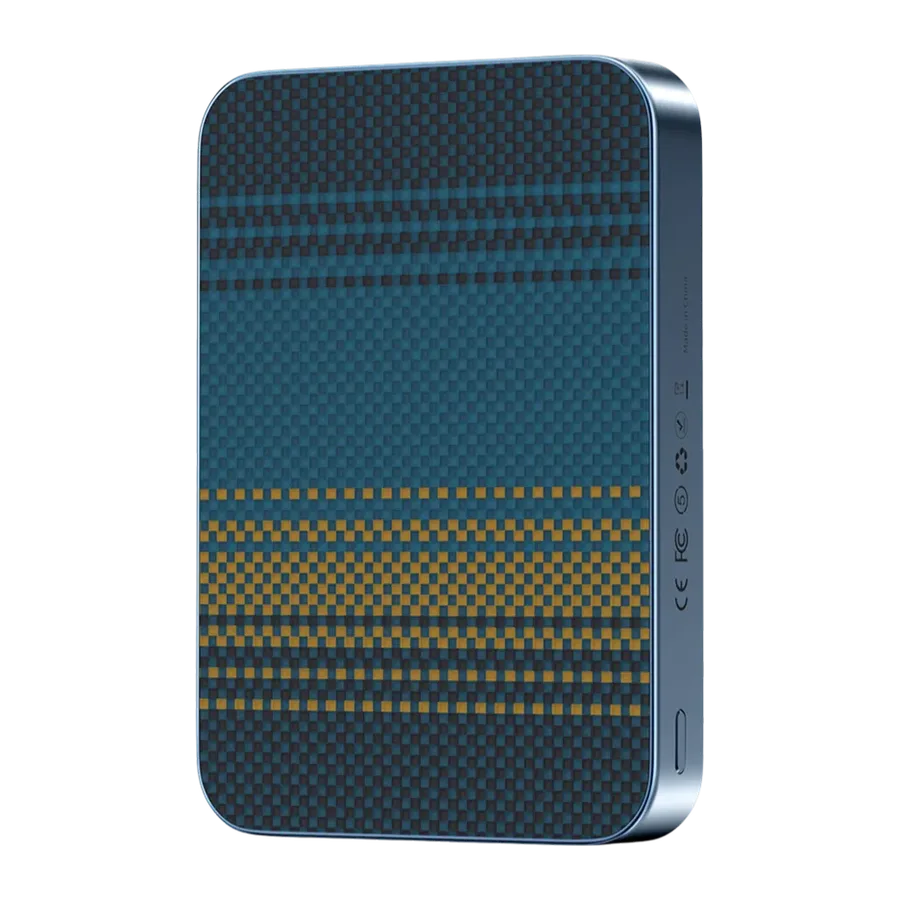 Keephone PB51 Brendy Kevlar 10.000 mAh 22.5W USB 20W Type-C ve 15W Kablosuz Şarj Destekli Magsafe Powerbank - Ay Doğumu