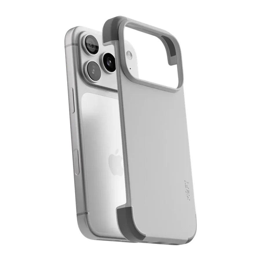 MOFT Apple iPhone 17 Pro Max/18 Pro Max Frame Movas Deri Magsafe Kapak - Beyaz - görsel 6