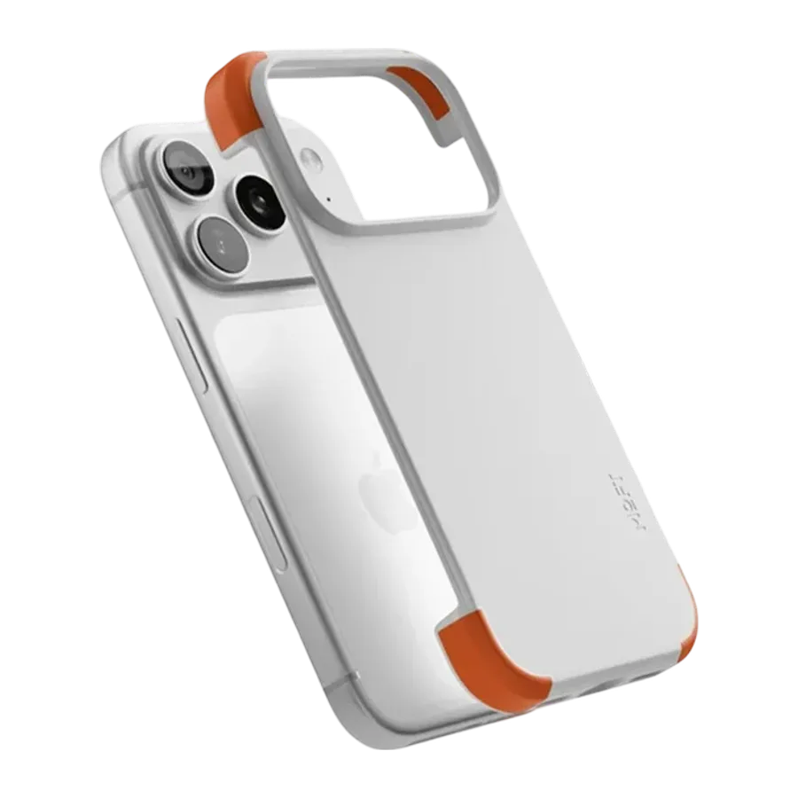 MOFT Apple iPhone 18 Pro Max/17 Pro Max Frame Movas Deri Magsafe Kapak - Beyaz - görsel 2