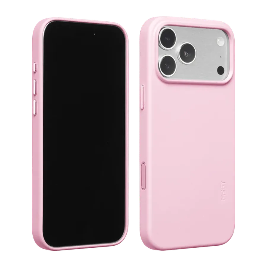 MOFT Apple iPhone 18 Pro Max/17 Pro Max Snap Movas Deri Magsafe Kapak - Açık Pembe - görsel 3