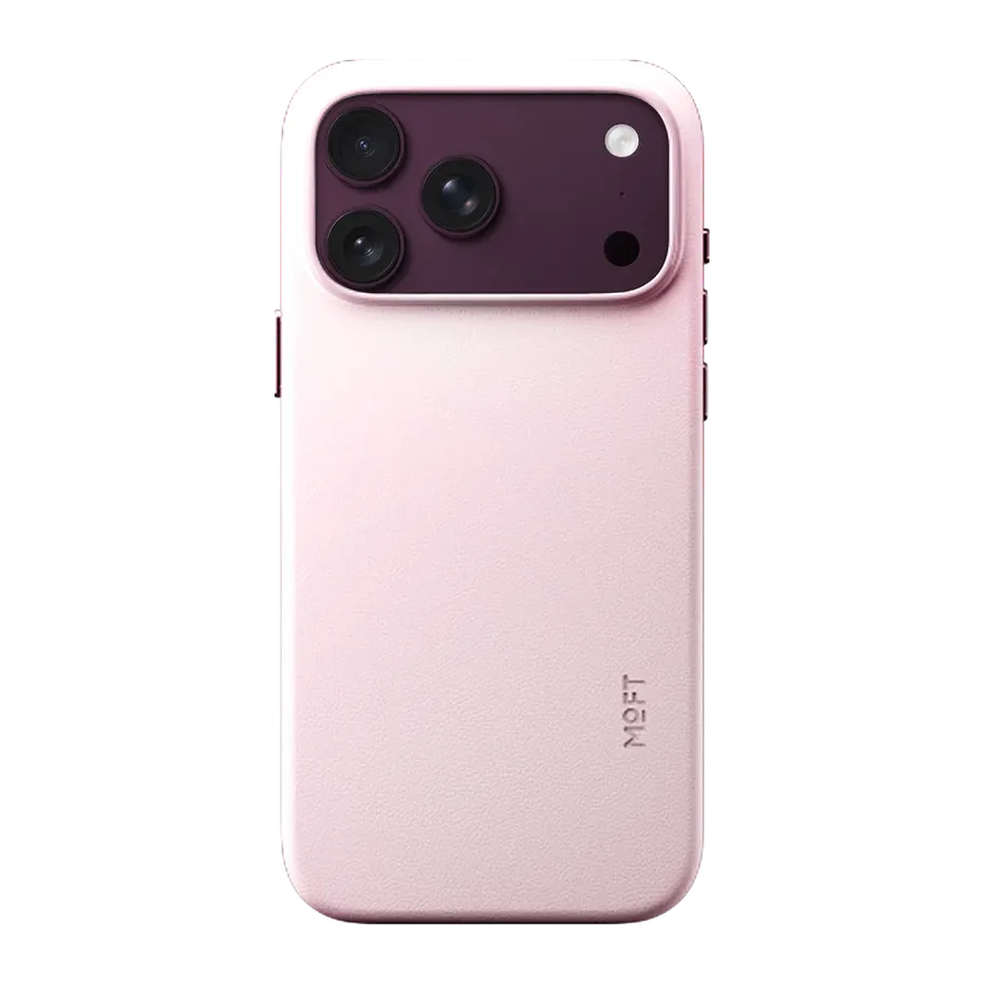 MOFT Apple iPhone 18 Pro Max/17 Pro Max Snap Movas Deri Magsafe Kapak - Açık Pembe — 1. görsel